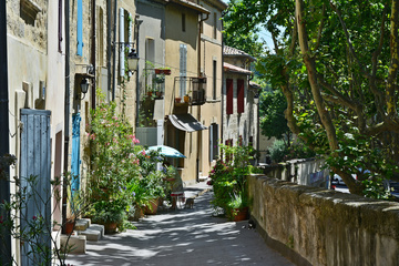 Terrasse de village en Ardèche